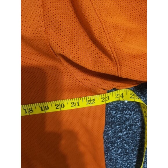 Vintage Nike Golf Polo Shirt Men's Large Orange Y2K Mesh Vent Swoosh - Picture 10 of 12